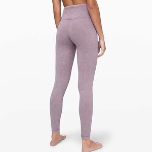 Lululemon Morning Light High-Rise Tight 28" pink size 2 legging Frosted Mulberry